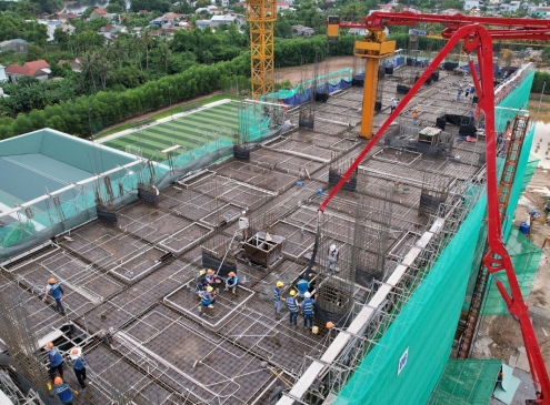 Tiến độ xây dựng NOXH West Sky nhanh chóng, đảm bảo